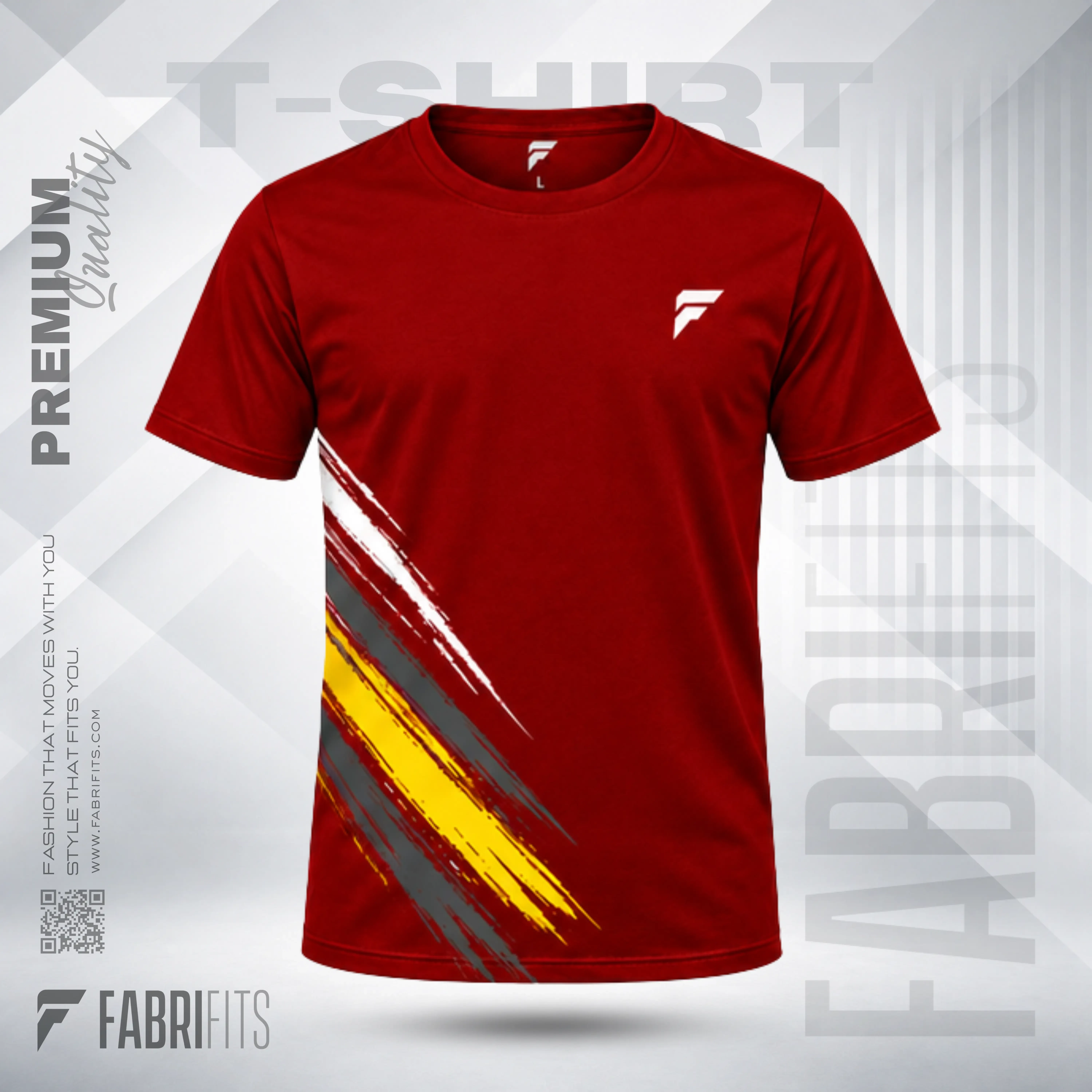 Premium Quality Red Color Cotton T-Shirt